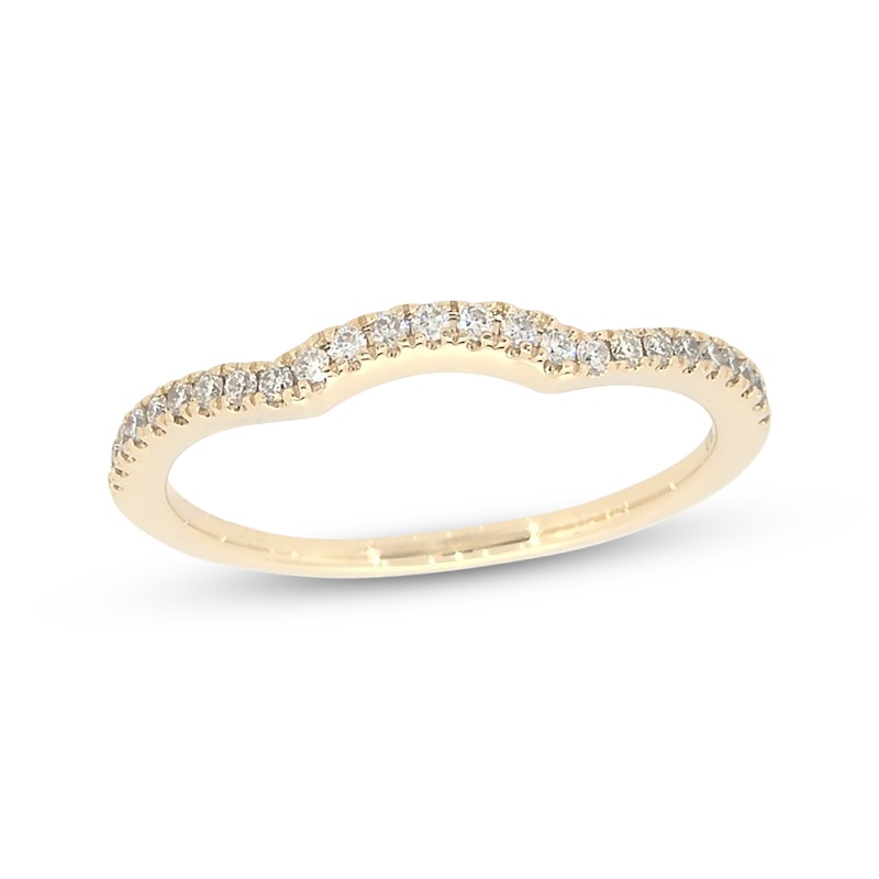 Main Image 1 of Previously Owned Neil Lane Diamond Wedding Band 1/6 ct tw Round-cut 14K Yellow Gold Size 7