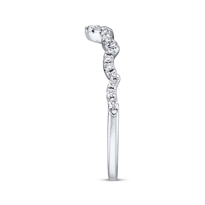 Main Image 2 of Previously Owned Neil Lane Wedding Band 1/6 ct tw Round-cut Diamonds Platinum - Size 6.5