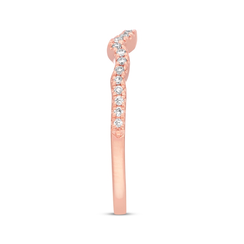 Previously Owned Neil Lane Wedding Band 1/6 ct tw Round-cut Diamonds 14K Rose Gold