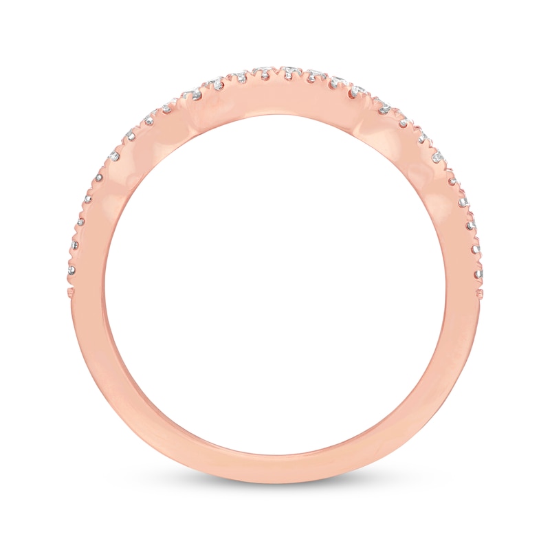 Previously Owned Neil Lane Wedding Band 1/6 ct tw Round-cut Diamonds 14K Rose Gold