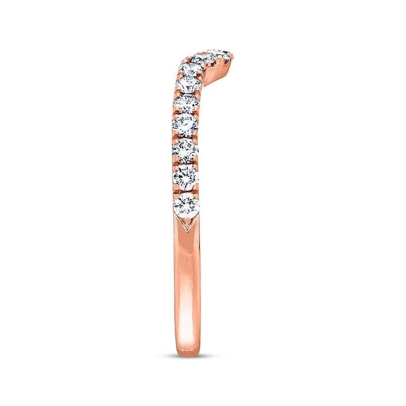 Main Image 2 of Previously Owned Neil Lane Wedding Band 3/8 ct tw Round-cut Diamonds 14K Rose Gold - Size 4