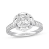Thumbnail Image 1 of Previously Owned Neil Lane Diamond Engagement Ring 1-5/8 ct tw Cushion, Marquise & Round-cut 14K White Gold - Size 4