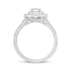 Thumbnail Image 3 of Previously Owned Neil Lane Diamond Engagement Ring 1-5/8 ct tw Cushion, Marquise & Round-cut 14K White Gold - Size 4
