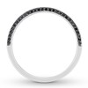 Thumbnail Image 2 of Previously Owned Neil Lane Men's Black Diamond Wedding Band 1/5 ct tw Round-cut 14K White Gold Size 12.5