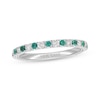 Thumbnail Image 1 of Previously Owned Neil Lane Emerald Anniversary Band 1/5 ct tw Round-cut Diamonds 14K White Gold - Size 5