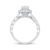 Previously Owned Neil Lane Engagement Ring 3/4 ct tw Heart & Round-cut Diamonds 14K White Gold