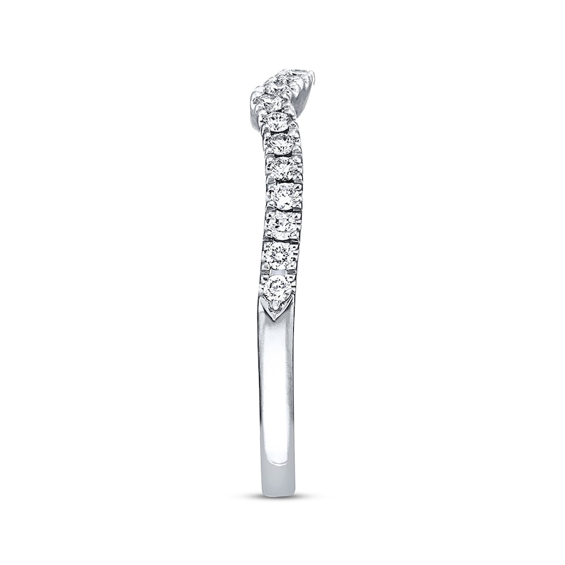 Main Image 2 of Previously Owned Neil Lane Wedding Band 1/4 ct tw Round-cut Diamonds 14K White Gold - Size 7