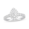 Thumbnail Image 0 of Previously Owned Neil Lane Premiere Diamond Engagement Ring 1-1/2 ct tw Pear & Round-cut 14K White Gold - Size 4