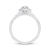 Thumbnail Image 2 of Previously Owned Neil Lane Premiere Diamond Engagement Ring 1-1/2 ct tw Pear & Round-cut 14K White Gold - Size 4