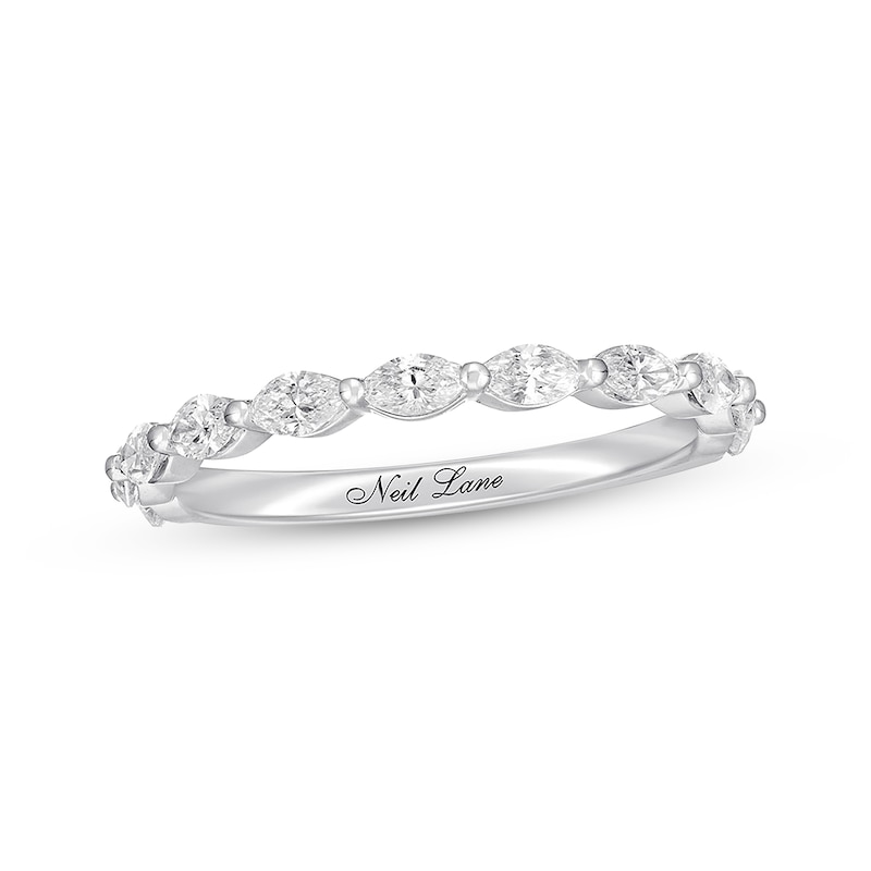 Previously Owned Neil Lane Premiere Diamond Anniversary Band 5/8 ct tw Marquise-cut 14K White Gold