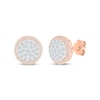 Thumbnail Image 1 of Previously Owned Multi-Diamond Stud Earrings 1-1/8 ct tw Round-cut 10K Rose Gold