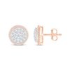 Thumbnail Image 3 of Previously Owned Multi-Diamond Stud Earrings 1-1/8 ct tw Round-cut 10K Rose Gold