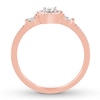 Thumbnail Image 2 of Previously Owned Diamond Promise Ring 1/4 ct tw Round-cut 10K Rose Gold