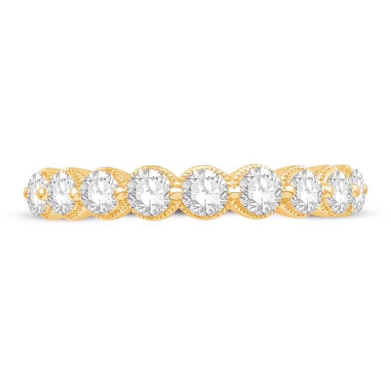 Main Image 3 of Previously Owned Diamond Anniversary Ring 7/8 ct tw Round 14K Yellow Gold