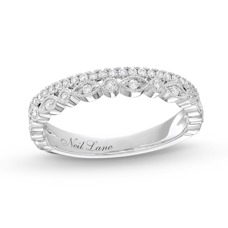 Main Image 1 of Previously Owned Neil Lane Diamond Anniversary Ring 1/4 ct tw Round-cut 14K White Gold