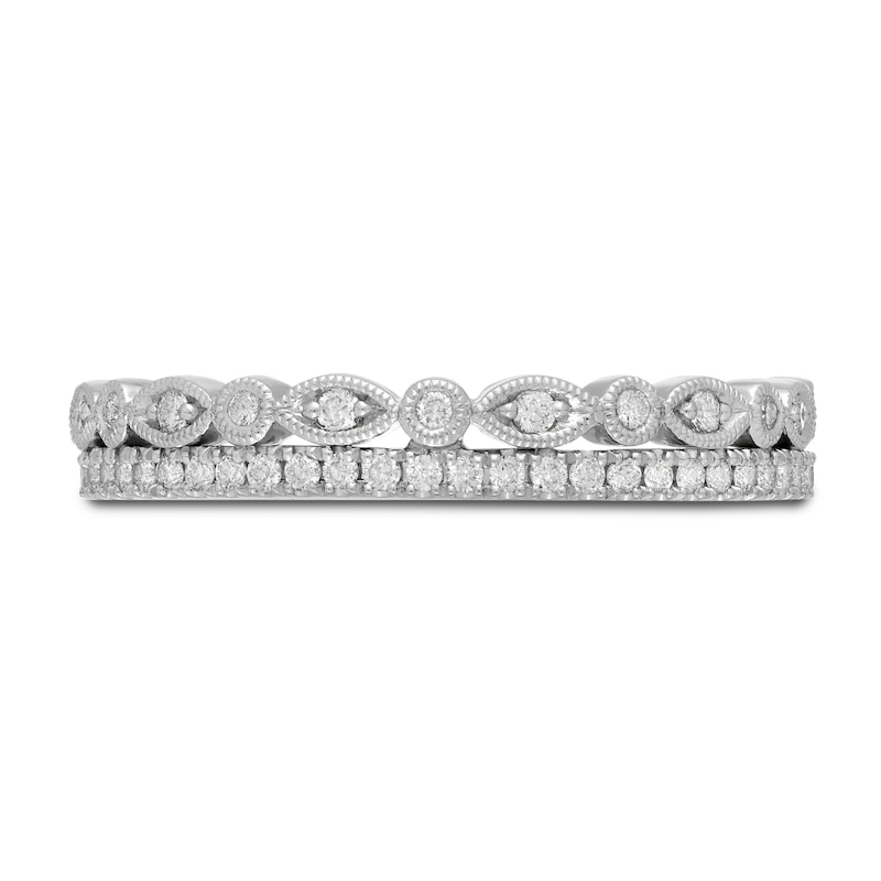 Main Image 3 of Previously Owned Neil Lane Diamond Anniversary Ring 1/4 ct tw Round-cut 14K White Gold