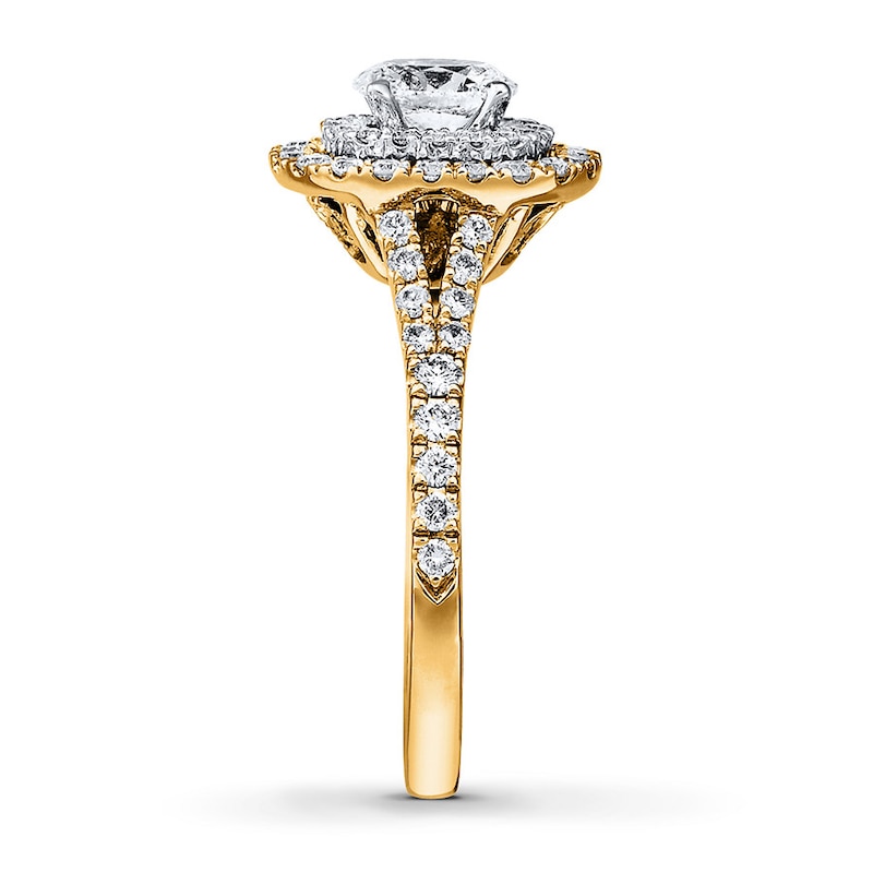 Previously Owned Neil Lane Engagement Ring 1 ct tw Diamonds 14K Two-Tone Gold