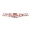 Thumbnail Image 1 of Previously Owned Adrianna Papell Diamond Wedding Band 1/8 ct tw Round-cut 14K Rose Gold