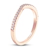 Thumbnail Image 3 of Previously Owned Adrianna Papell Diamond Wedding Band 1/8 ct tw Round-cut 14K Rose Gold