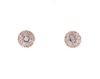 Thumbnail Image 1 of Previously Owned Diamond Earrings 3/8 ct tw Round-cut 10K Rose Gold