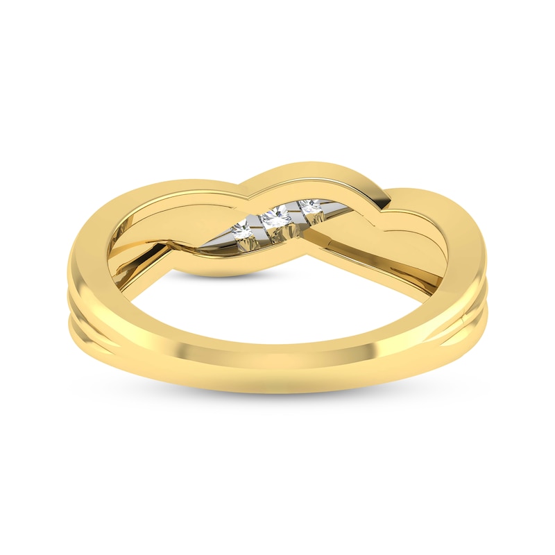 Previously Owned Diamond Anniversary Band 1/6 ct tw Round-cut 10K Yellow Gold