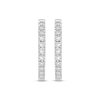 Thumbnail Image 2 of Previously Owned Diamond Hoop Earrings 1 ct tw Round-cut 10K White Gold