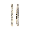 Thumbnail Image 0 of Previously Owned Diamond Hoop Earrings 1/2 cttw 10K Yellow Gold
