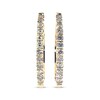 Thumbnail Image 0 of Previously Owned Diamond Hoop Earrings 1/2 cttw 10K Yellow Gold