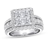 Thumbnail Image 1 of Previously Owned Diamond Engagement Ring 4 ct tw Princess & Round 14K White Gold