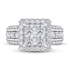 Thumbnail Image 3 of Previously Owned Diamond Engagement Ring 4 ct tw Princess & Round 14K White Gold