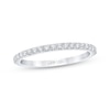 Thumbnail Image 1 of Previously Owned THE LEO First Light Diamond Wedding Band 1/5 ct tw Round-cut 14K White Gold