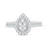 Previously Owned Multi-Stone Diamond Engagement Ring 1/2 ct tw Round-cut 10K White Gold