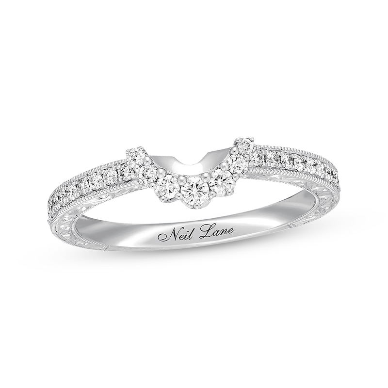 Main Image 1 of Previously Owned Neil Lane Diamond Wedding Band 1/4 ct tw Round-cut 14K White Gold