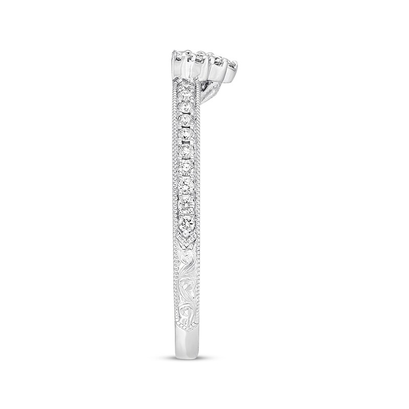 Main Image 2 of Previously Owned Neil Lane Diamond Wedding Band 1/4 ct tw Round-cut 14K White Gold