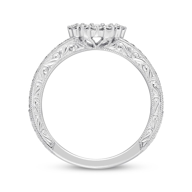 Main Image 3 of Previously Owned Neil Lane Diamond Wedding Band 1/4 ct tw Round-cut 14K White Gold