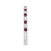 Thumbnail Image 2 of Previously Owned Neil Lane Ruby Anniversary Band 1/5 ct tw Round-cut Diamonds 14K White Gold - Size 9.5