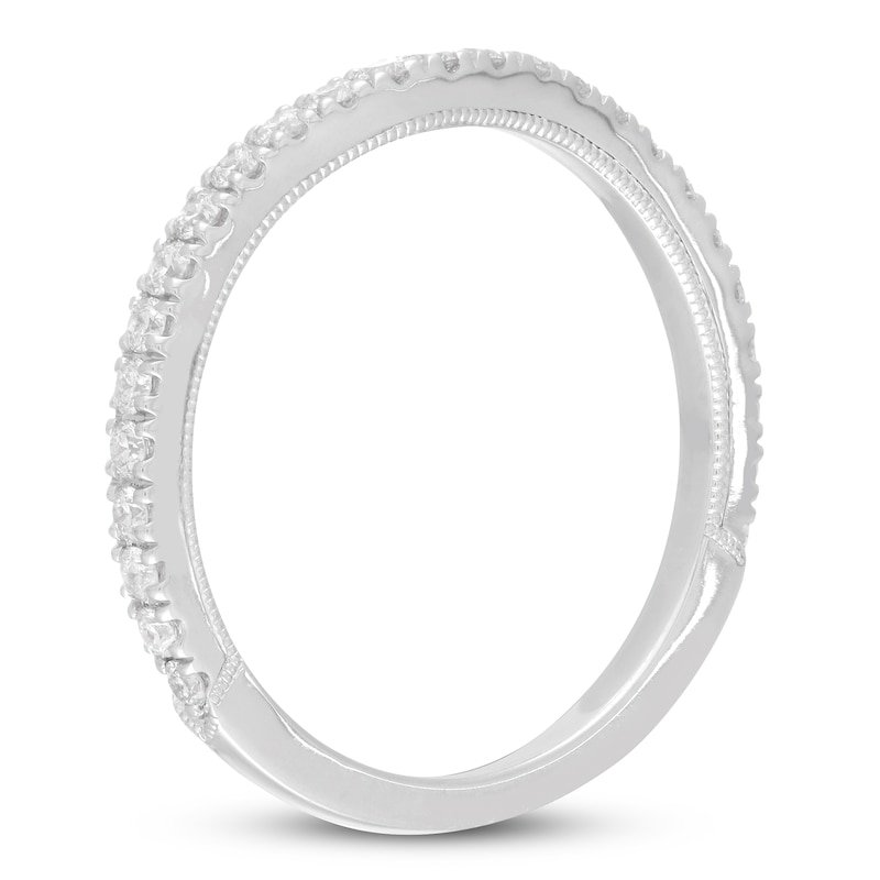 Main Image 2 of Previously Owned Neil Lane Diamond Wedding Band 3/8 ct tw Round-cut 14K White Gold