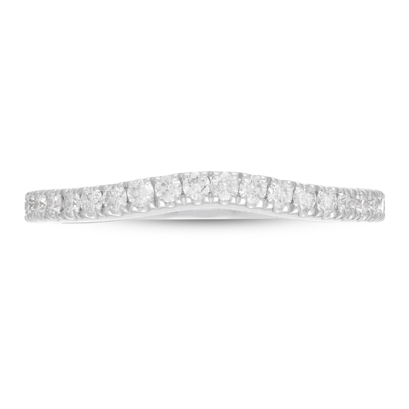 Main Image 3 of Previously Owned Neil Lane Diamond Wedding Band 3/8 ct tw Round-cut 14K White Gold