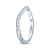 Thumbnail Image 2 of Previously Owned Monique Lhuillier Bliss Diamond Contour Anniversary Band 1/4 ct tw Round-cut 18K White Gold