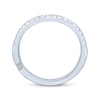 Thumbnail Image 3 of Previously Owned Monique Lhuillier Bliss Diamond Contour Anniversary Band 1/4 ct tw Round-cut 18K White Gold