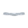 Thumbnail Image 4 of Previously Owned Monique Lhuillier Bliss Diamond Contour Anniversary Band 1/4 ct tw Round-cut 18K White Gold