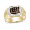 Previously Owned Men's Diamond Ring 1/2 ct tw Round-cut 10K Yellow Gold