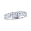 Thumbnail Image 0 of Previously Owned THE LEO Ideal Cut Diamond Anniversary Ring 1 ct tw Round-cut 14K White Gold