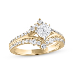Previously Owned Diamond Engagement Ring 1 ct tw Round-cut 14K Yellow Gold