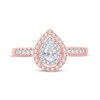 Thumbnail Image 3 of Previously Owned Diamond Engagement Ring 1/2 ct tw Pear & Round 14K Rose Gold