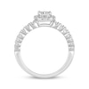 Thumbnail Image 2 of Previously Owned Diamond Engagement Ring 5/8 ct tw Princess & Round-cut 14K White Gold