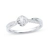 Thumbnail Image 1 of Previously Owned Diamond Engagement Ring 1/3 ct tw Round-cut 10K White Gold