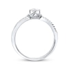 Thumbnail Image 3 of Previously Owned Diamond Engagement Ring 1/3 ct tw Round-cut 10K White Gold