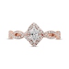 Thumbnail Image 1 of Previously Owned Diamond Engagement Ring 3/4 ct tw Marquise & Round-cut 14K Rose Gold