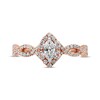 Thumbnail Image 1 of Previously Owned Diamond Engagement Ring 3/4 ct tw Marquise & Round-cut 14K Rose Gold